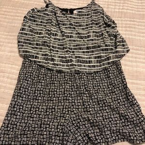 Black & White Old Navy Romper